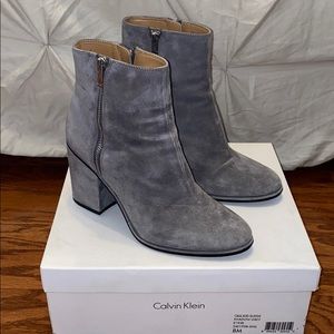 Calvin Klein Cilil Kid Suede Bootie - Shadow Grey